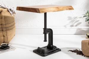 Designový odkládací stolek Unity, 43 cm, akácie