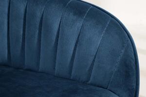 Designová židle Esmeralda, královská modrá