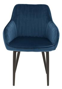 Designová židle Esmeralda, královská modrá