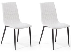 Set 2 ks. jídelních židlí Montego (bílá + černá). 1035608