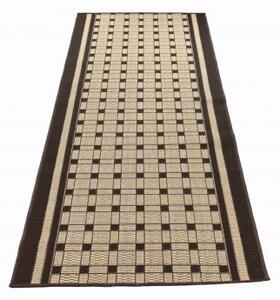 Makro Abra Běhoun venkovní Sisal CORDA 1013 1 424 Geometrický béžový hnědý Šíře: 70 cm