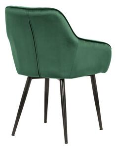 Designová židle Esmeralda zelená