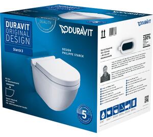DURAVIT 42250900A1 Starck 3 WC set, DuraFix nízké splachování