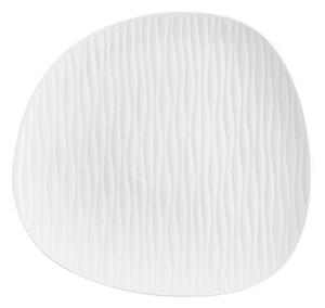 Sada 6 bílých porcelánových talířů Villa Altachiara Ylang, 28 x 27 cm