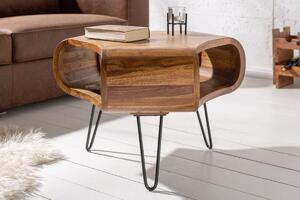 Designový konferenční stolek Lorelei, 60 cm, sheesham