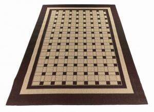 Makro Abra Kusový koberec venkovní Sisal CORDA 1013 1 424 Geometrický béžový hnědý Rozměr: 60x100 cm