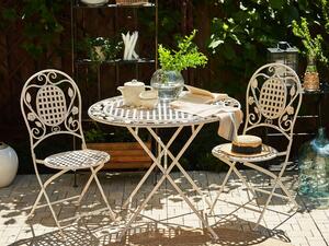 Zahradní stůl Basilia (krémově bílá). 1035897