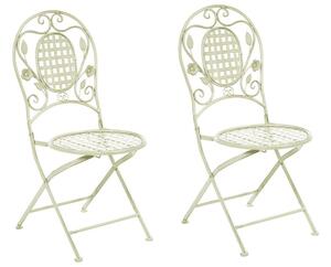 Set 2 ks. zahradních židlí Basilia (světle zelená). 1035745