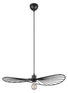 Matně černé závěsné svítidlo ø 60 cm Chapeau – Reality