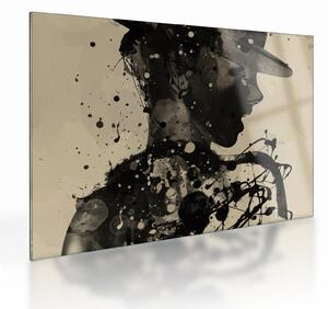 Skleněný obraz - Jazz woman (70x50 cm)