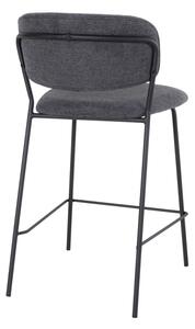 Designová barová židle Rosalie tmavě šedá