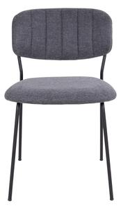 Designová jídelní židle Rosalie tmavě šedá