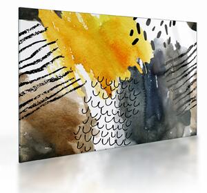 Skleněný obraz - Abstraktní akvarel (70x50 cm)