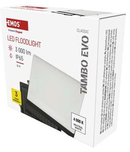EMOS Lighting LED reflektor TAMBO EVO, 30 W, 3000 lm, IP65, černý