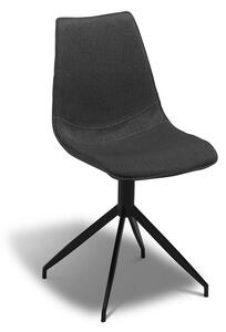 Designová židle Aaru, tmavě šedá