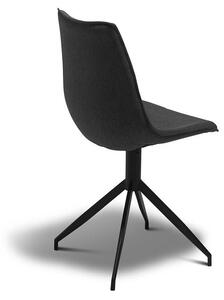 Designová židle Aaru, tmavě šedá