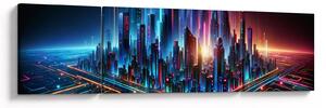 Obraz - Město budoucnosti (170x50 cm)