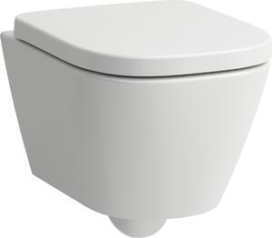 LAUFEN MEDA závěsný klozet Advanced compact, bez okrajů, tiché splachování, 360x490mm, skryté upevnění Splachování pod omýváním, H8201134000001