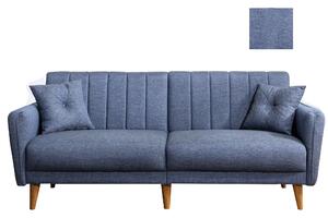 Atelier del Sofa 3-místná pohovka Aqua - Dark Blue, Tmavá Modrá