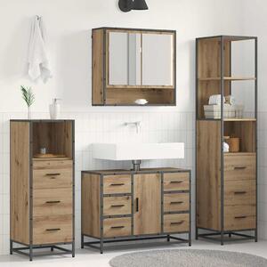 Sada koupelnového nábytku 3 ks Artisanový dub 3402492