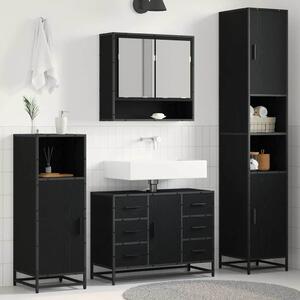 Sada koupelnového nábytku 3 ks Černý dub 90 x 33 x 60 cm 3402487