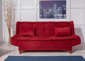 Atelier del Sofa 3-místná pohovka Kelebek - Claret Red, Červená