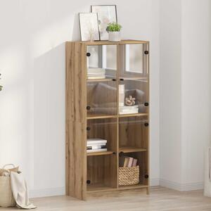 Vysoký bufet Artisanový dub 68 x 37 x 142 cm Kompozitní dřevo 3402630