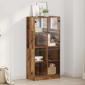 Vysoký bufet Staré dřevo 68 x 37 x 142 cm Kompozitní dřevo 3402629