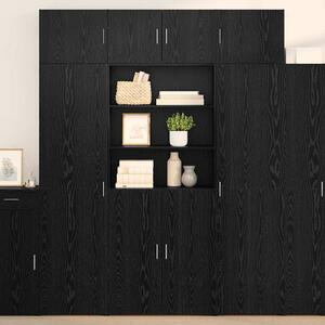 Vysoký bufet Černý dub 80 x 42,5 x 185 cm Kompozitní dřevo 3402634