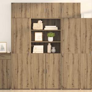 Vysoký bufet Artisanový dub 80 x 42,5 x 185 cm Kompozitní dřevo 3402633
