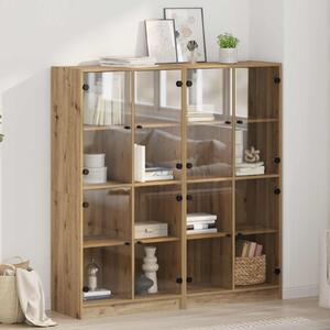 Vysoký bufet 2 ks Artisanový dub 68 x 37 x 142 cm 3402645