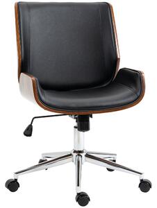 Kancelářská židle Vinsetto s houpací funkcí, ergonomická počítačová židle, výškově nastavitelná kancelářská židle, otočná židle do pracovny, nosnost a