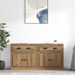 Konzole 2 ks Artisanový dub 70 x 35,5 x 67,5 cm 3402660