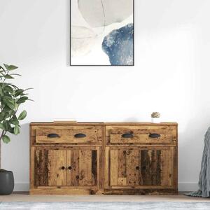 Konzole 2 ks Staré dřevo 70 x 35,5 x 67,5 cm Kompozitní dřevo 3402659