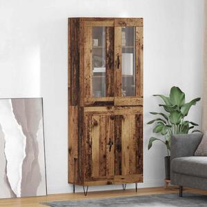 Vysoký bufet Staré dřevo 69,5 x 34 x 90 cm Kompozitní dřevo 3402699