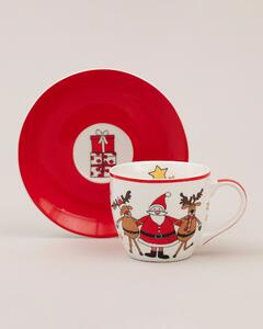 Porcelánový šálek s podšálkem Spirit of Christmas – 200 ml