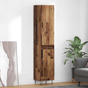 Vysoký bufet Staré dřevo 34,5 x 34 x 90 cm Kompozitní dřevo 3402721