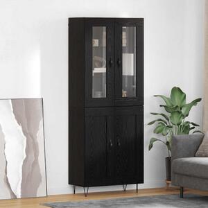 Vysoký bufet Černý dub 69,5 x 34 x 90 cm Kompozitní dřevo 3402717