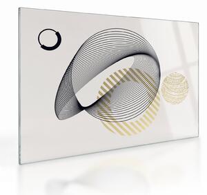 Skleněný obraz - Geometrické tvary N⁰3 (70x50 cm)