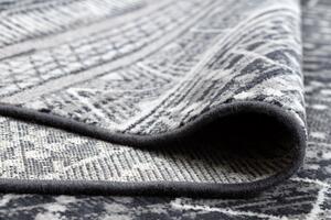 Makro Abra Kusový koberec vlněný ANGEL 7886 / 52055 Romby Etno šedý béžový Rozměr: 160x230 cm