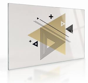 Skleněný obraz - Geometrické tvary N⁰4 (70x50 cm)