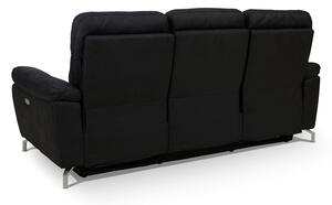 Designová 3-místná sedačka Abeeku, černá