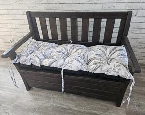 Prošívané sezení na lavici WILSON vzor 136 různé rozměry, polstr na zahradní lavici - sedák Mybesthome Rozměr: 120x40 cm