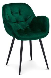 Designová jídelní židle Aeacus, zelená