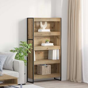 Knihovna 80 x 30 x 155 cm Kompozitní dřevo Umělecký dub 3403009