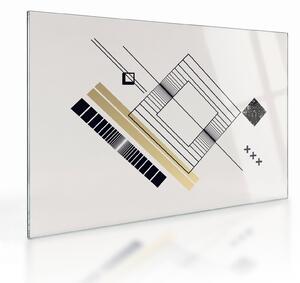 Skleněný obraz - Geometrické tvary N⁰6 (70x50 cm)