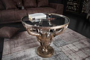 Designový konferenční stolek Randal 56 cm bronzový