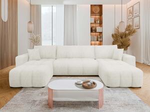 Rohová rozkládací sedačka Larow U Boucle, Potah: Coral 15 5903211452161