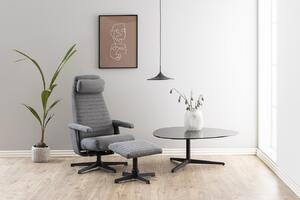 Designový konferenční stolek Ahab 103 cm kouřová