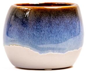 Keramický obal RABAT 12 cm, bílá/modrá